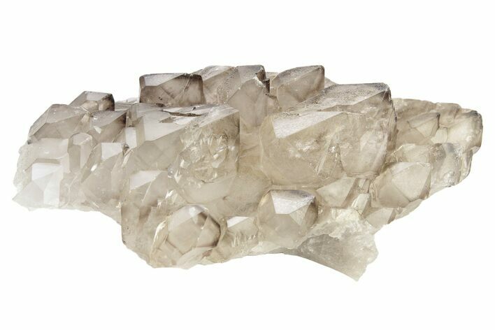 Lustrous Smoky Elestial Jacaré Quartz - Brazil #238122